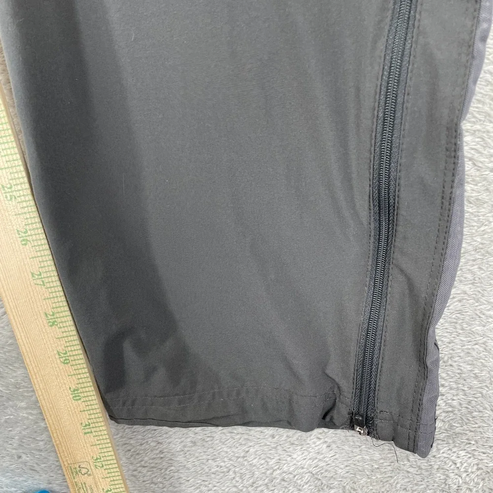 Nike Track Pants Mens Medium Gray Y2K Nike Fit Dry Zip Ankle Windbreaker Joggers